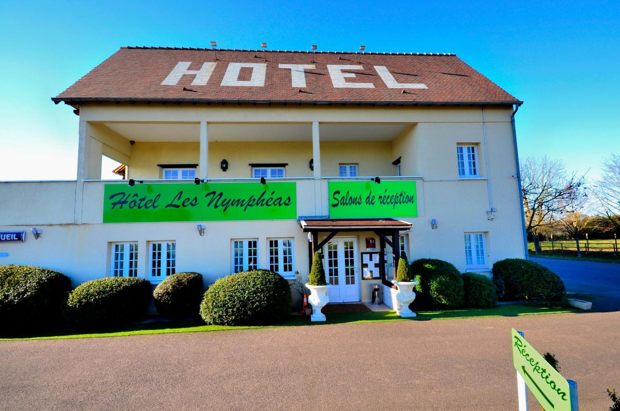 Logis Hotel Les Nympheas Chaufour-lès-Bonnières Bagian luar foto