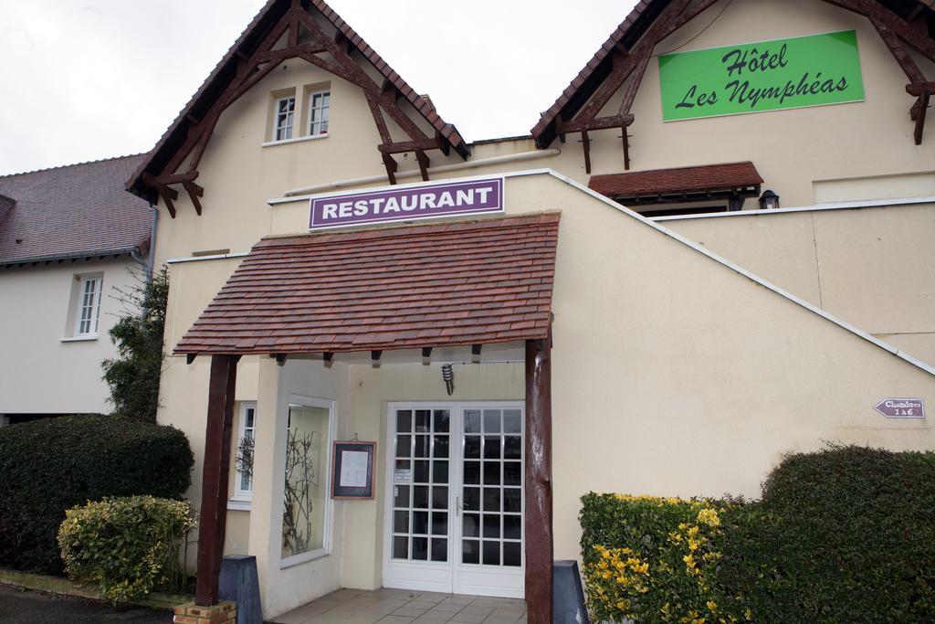 Logis Hotel Les Nympheas Chaufour-lès-Bonnières Bagian luar foto