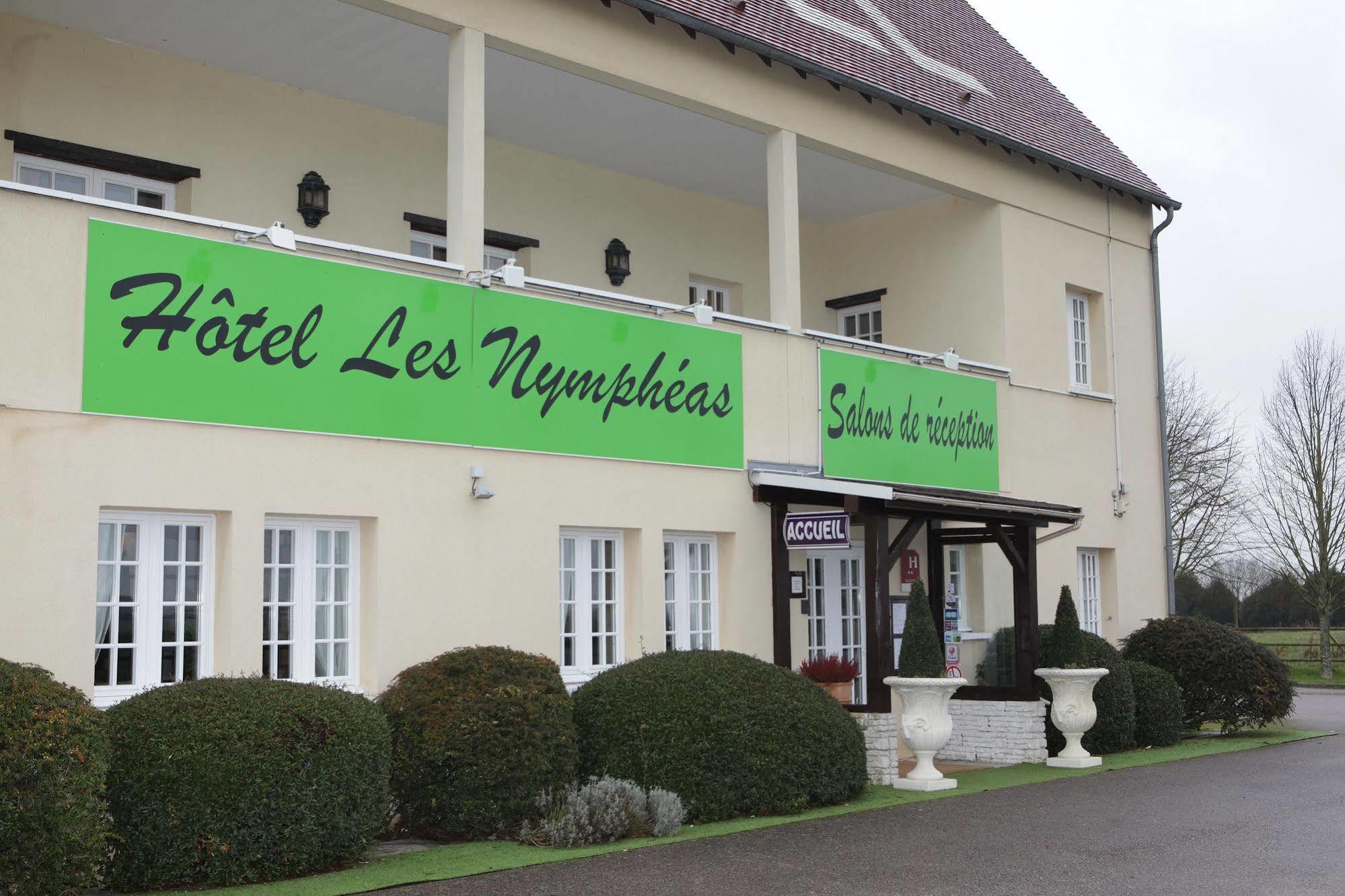 Logis Hotel Les Nympheas Chaufour-lès-Bonnières Bagian luar foto