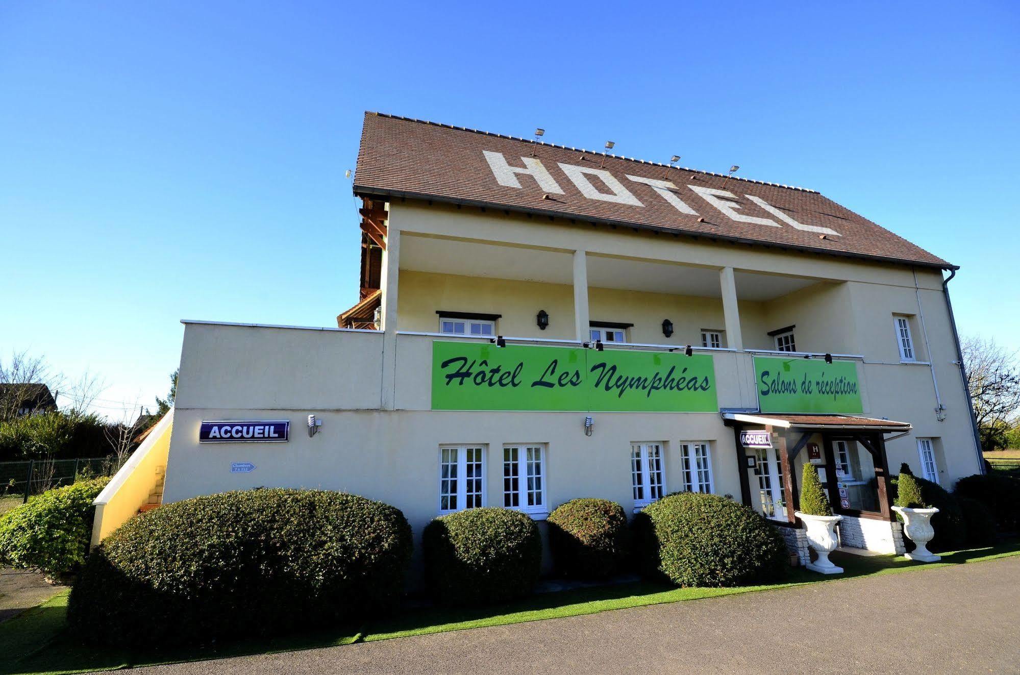 Logis Hotel Les Nympheas Chaufour-lès-Bonnières Bagian luar foto